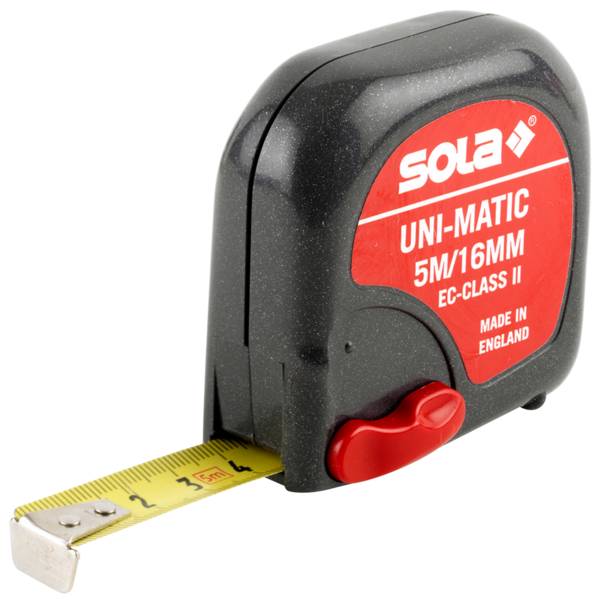 Rolbandmaat Uni-Matic KL.II 16mm 5m