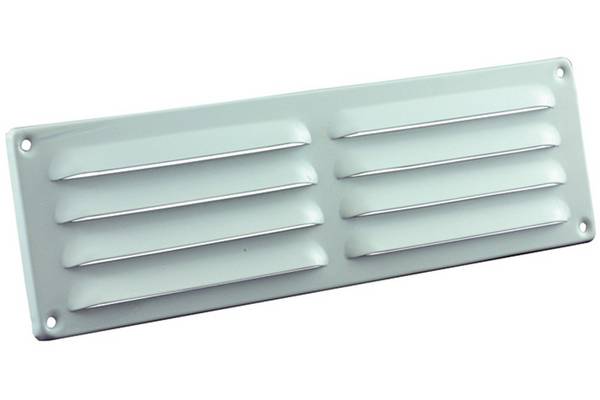 NEDCO Alu Schoepenrooster 300X90mm Wit