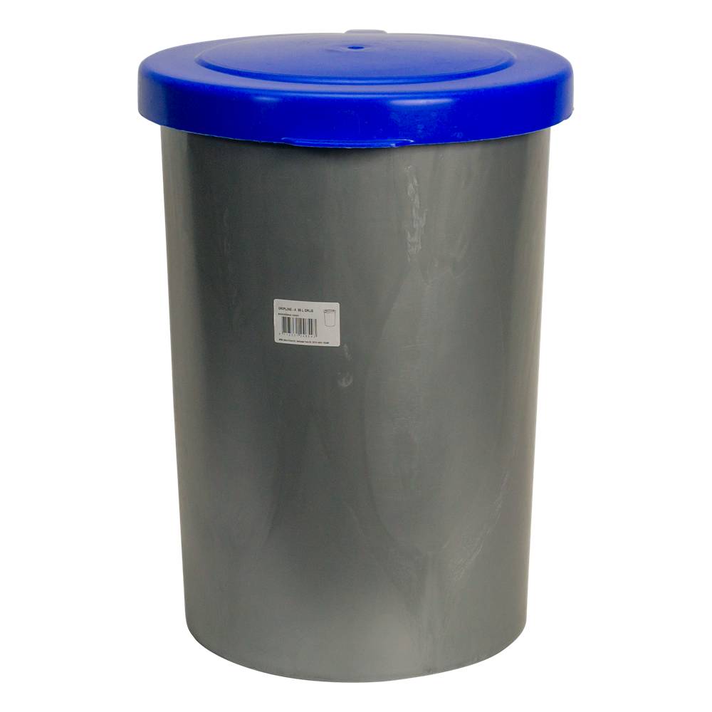 Vuilnisbak/Afvalemmer Grijs 55Ltr.-0