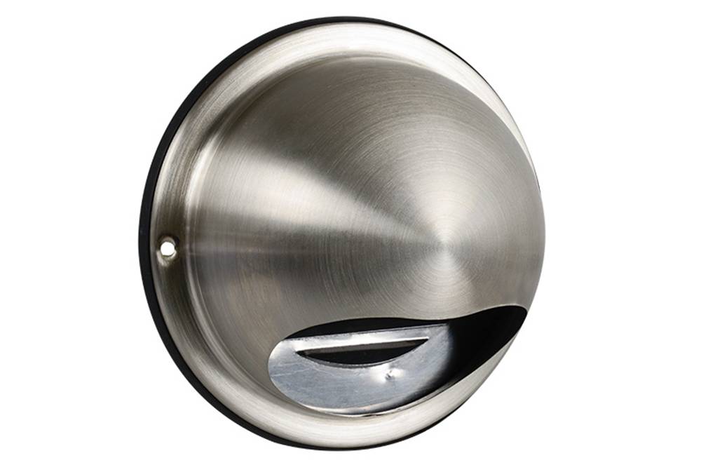 Buitenrooster bol RVS ø 125mm - RVS-0