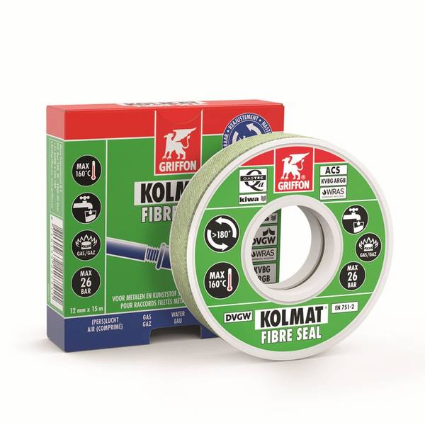 Tapeband Kolmat Fibre Seal  Rol=14 Mmx15mtr Griffon