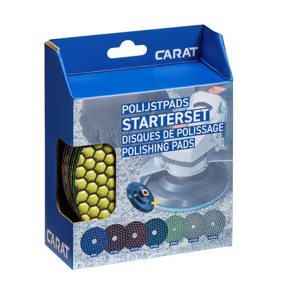 Carat Diamantpolijstpads Starterset 125Mm