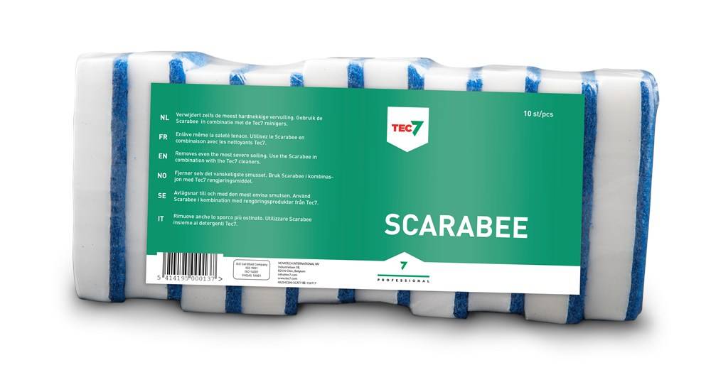 Tec7 Wonderspons Blauw/ Wit Pak A 10 St.-0