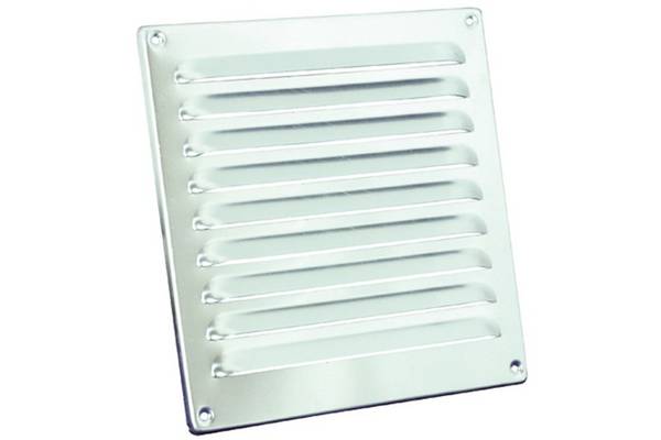 Schoepenrooster ALU 200x200mm - 1 - stuk - aluminium