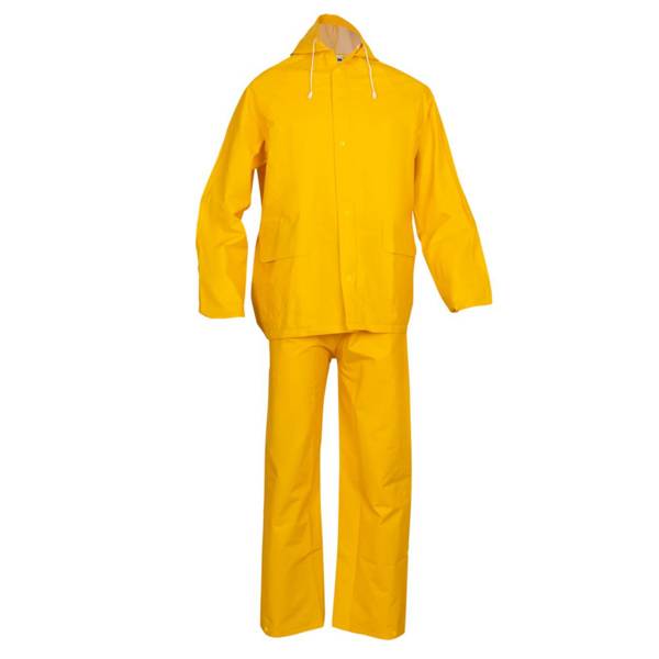 Regenpak Pvc Geel 2-Delig Xxxl