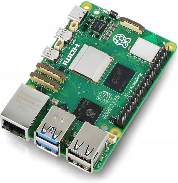Raspberry Pi 5 Model B, Broadcom BCM2712,2,4 GHz, RAM 4 GB, SC1111 11a/b/g/n/ac