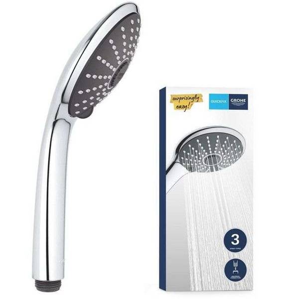 GROHE - Handdouche met 3 straalsoorten