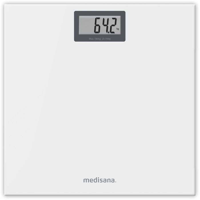 Badkamerweegschaal - MEDISANA - PS 404 - max. 180 kg - Gletsjerwit glas-0
