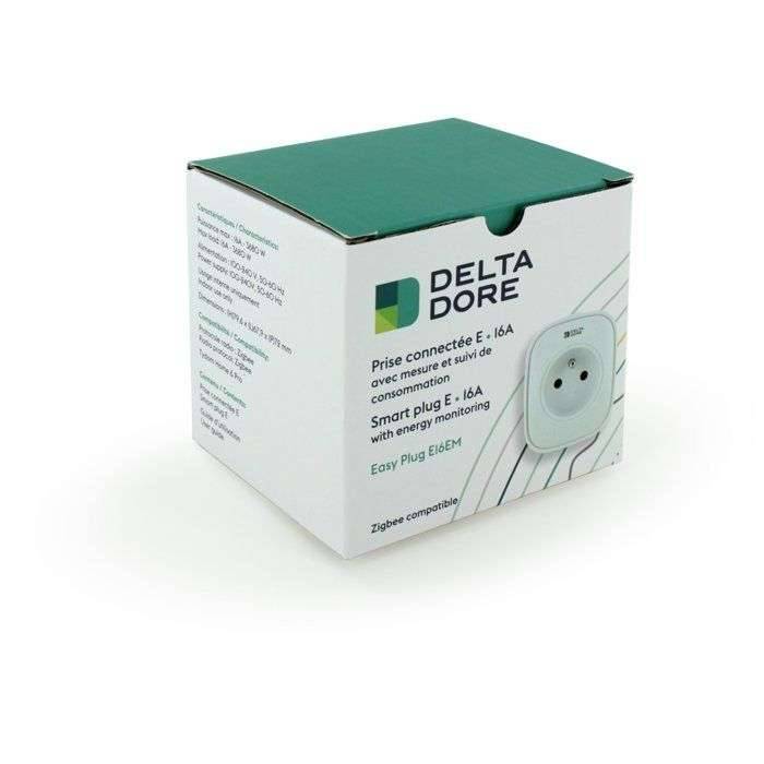 Stopcontact - DELTA DORE - Easy Plug - E16EM - 16A - Wit-2
