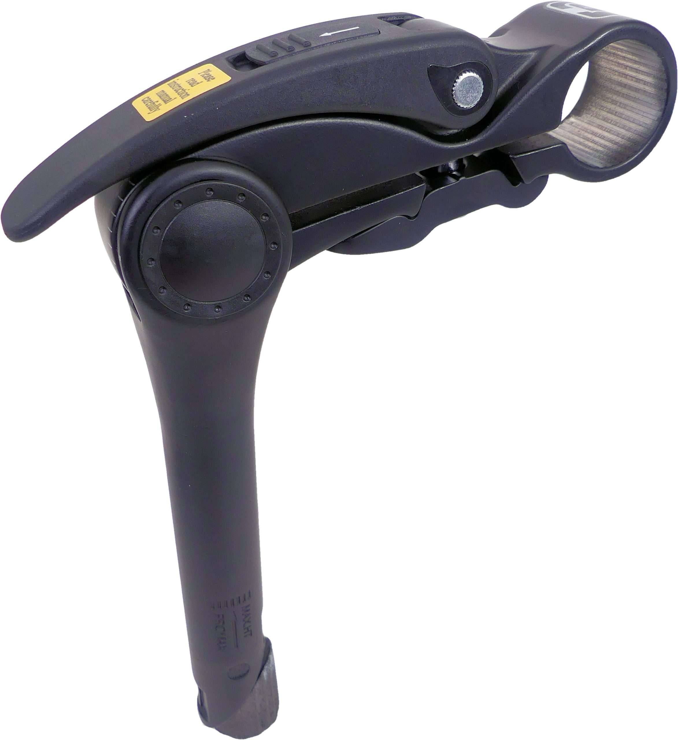 Stuurpen 1" Promax aluminium 0-70° verstelbare hoek met ø31,8 mm klem - zwart-0