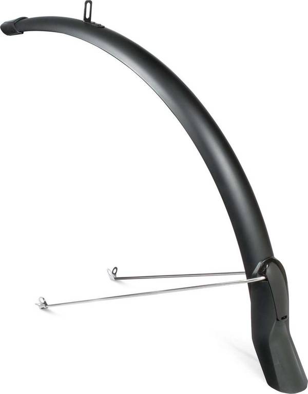 Voorspatbord Eurofender Scatto 28" x 51 mm - mat zwart (8208310512806)