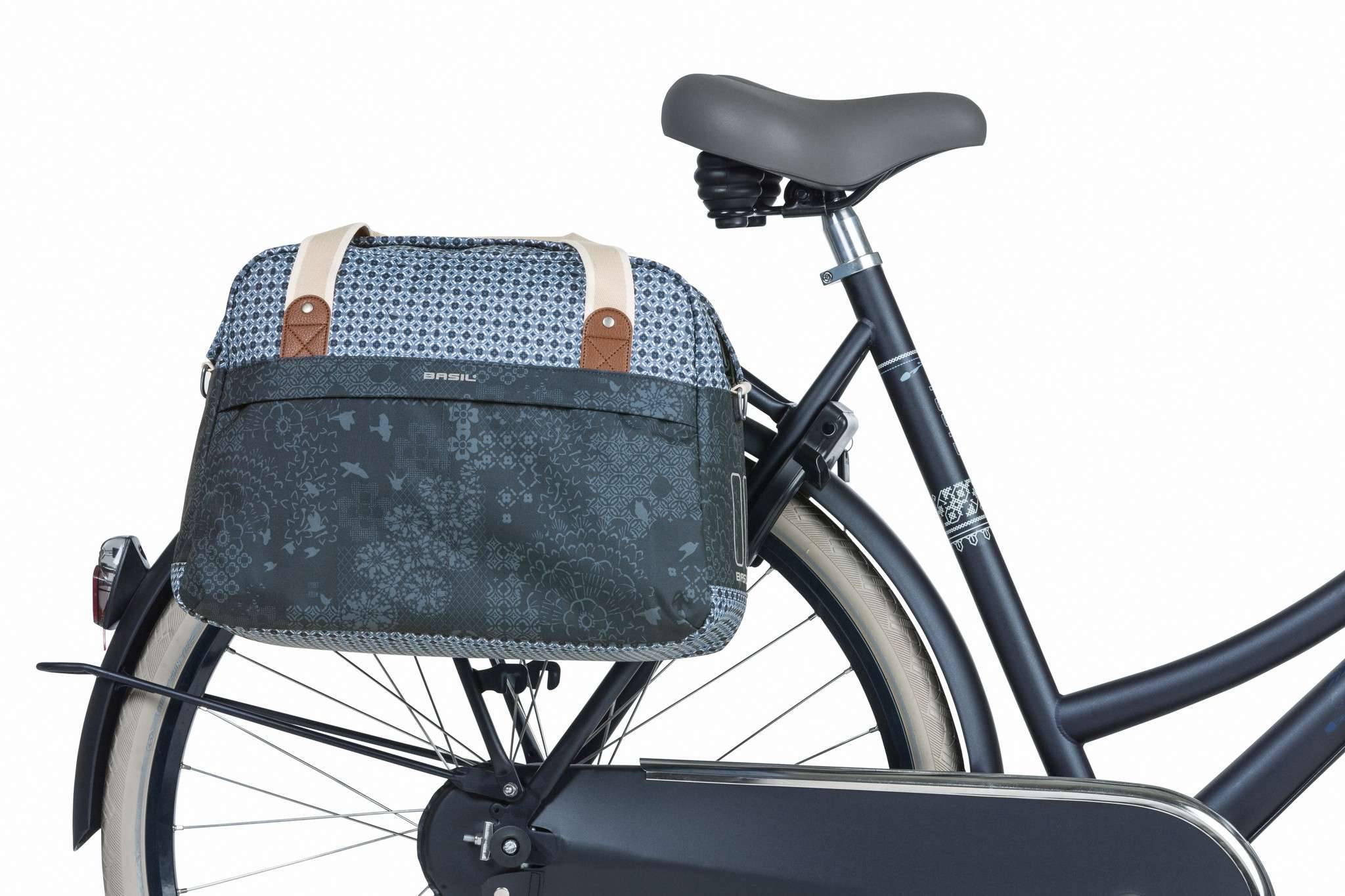 Fietstas Basil Bohème Carry All 18 liter 44 x 17 x 31 cm - blauw-0