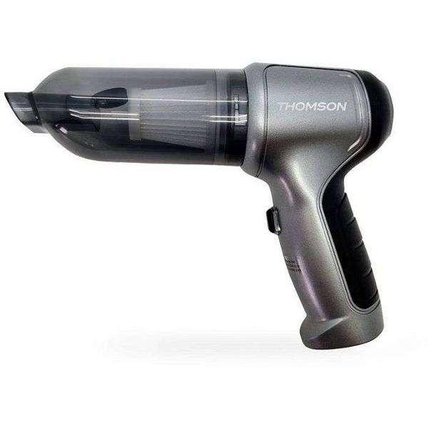 Autostofzuiger - THOMSON - 3-in-1 - 80 W - 12000 Pa - 18 min gebruiksduur - Inclusief 6 accessoires - Grijs
