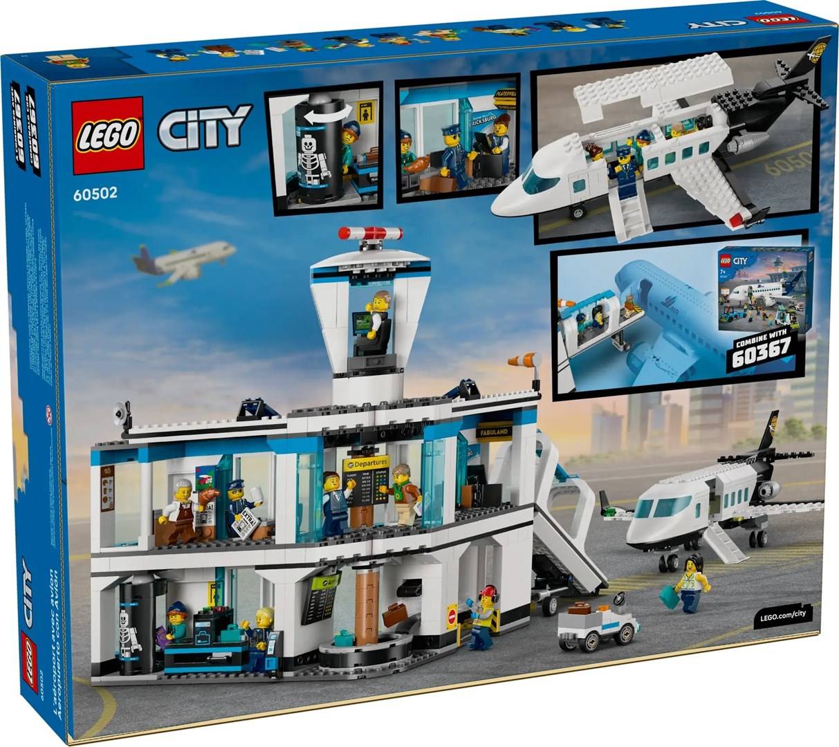 LEGO CITY Luchthaven met Vliegtuig Bouwset 60502-1