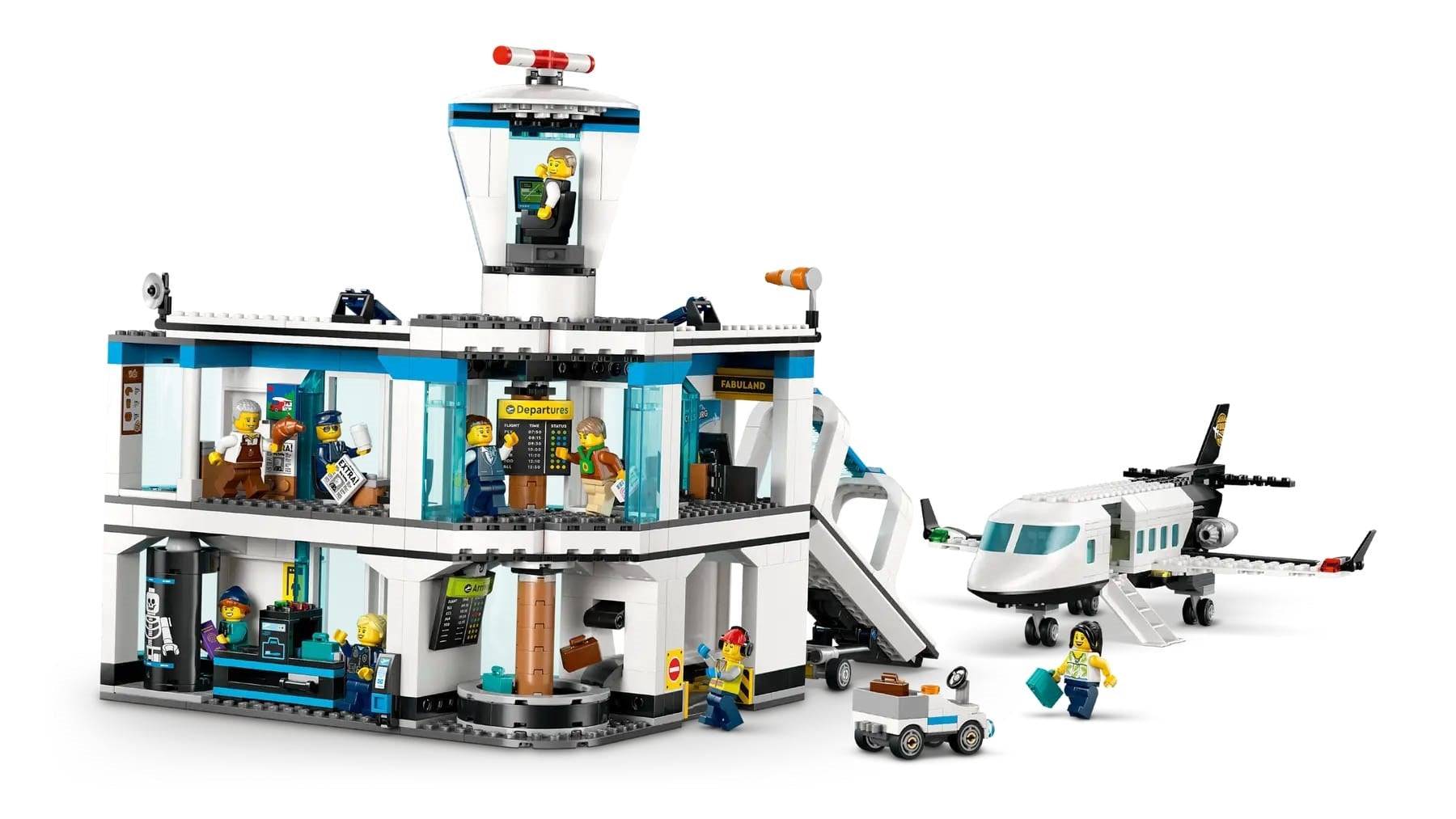 LEGO CITY Luchthaven met Vliegtuig Bouwset 60502-3