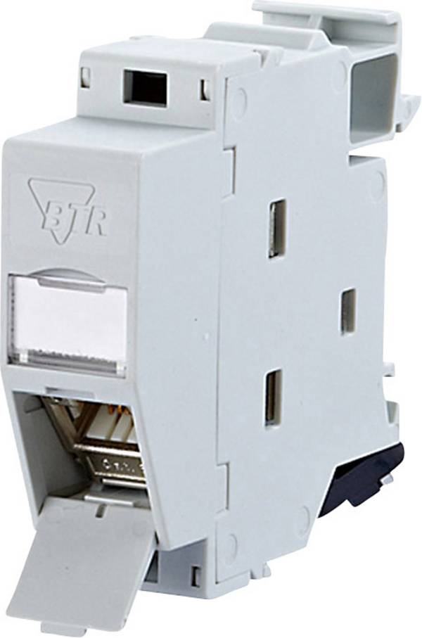 Metz Connect 130B127003-E Netwerkdoos DIN-rails CAT 6A Grijs-wit (RAL 7035)