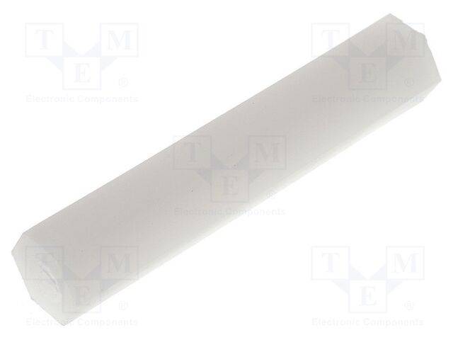 FIX&FASTEN HP-32 Afstandsbus met schroefdraad; zeskantig; polyamide; M3; 32mm - 5 stuks-0