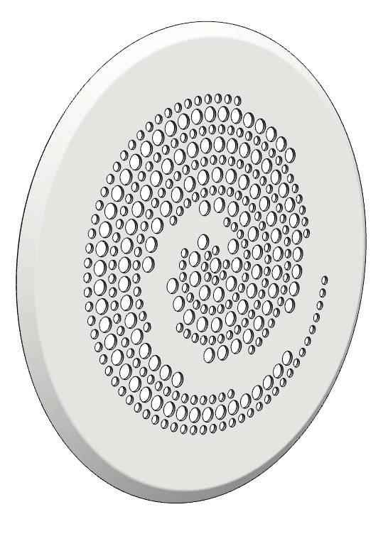Glen Dimplex SEE Ventilgitter DVG RW Circles-0