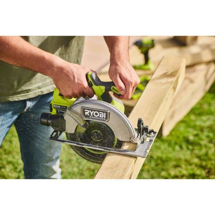 RYOBI Borstelloze Cirkelzaag 18V - 184 mm Diameter 24-tooth-1