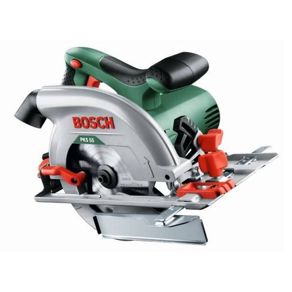 BOSCH PKS 55A Cirkelzaag met Stofafzuigbehuizing