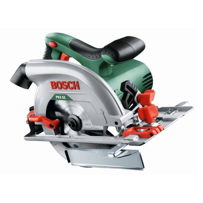 BOSCH PKS 55A Cirkelzaag met Stofafzuigbehuizing-0