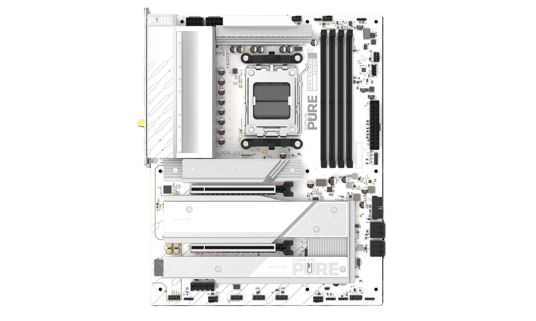 SAPPHIRE PURE X870A WIFI 7 moederbord-0