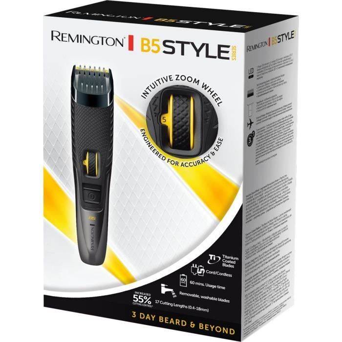 REMINGTON MB5000 Style Series Baardtrimmer - Zelfslijpende Titanium Bladen-1