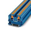 Phoenix Contact 1116735 Doorgangsserieklem 8.2 mm Push-In-klem Blauw 50 stuk(s)