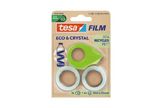 tesa ECO & CRYSTAL 59038-00000-00 tesafilm tesafilm Eco & Crystal Transparant (l x b) 10 m x 19 mm 2 stuk(s)