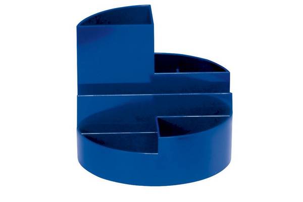 MAUL ronde doos recycling blauw