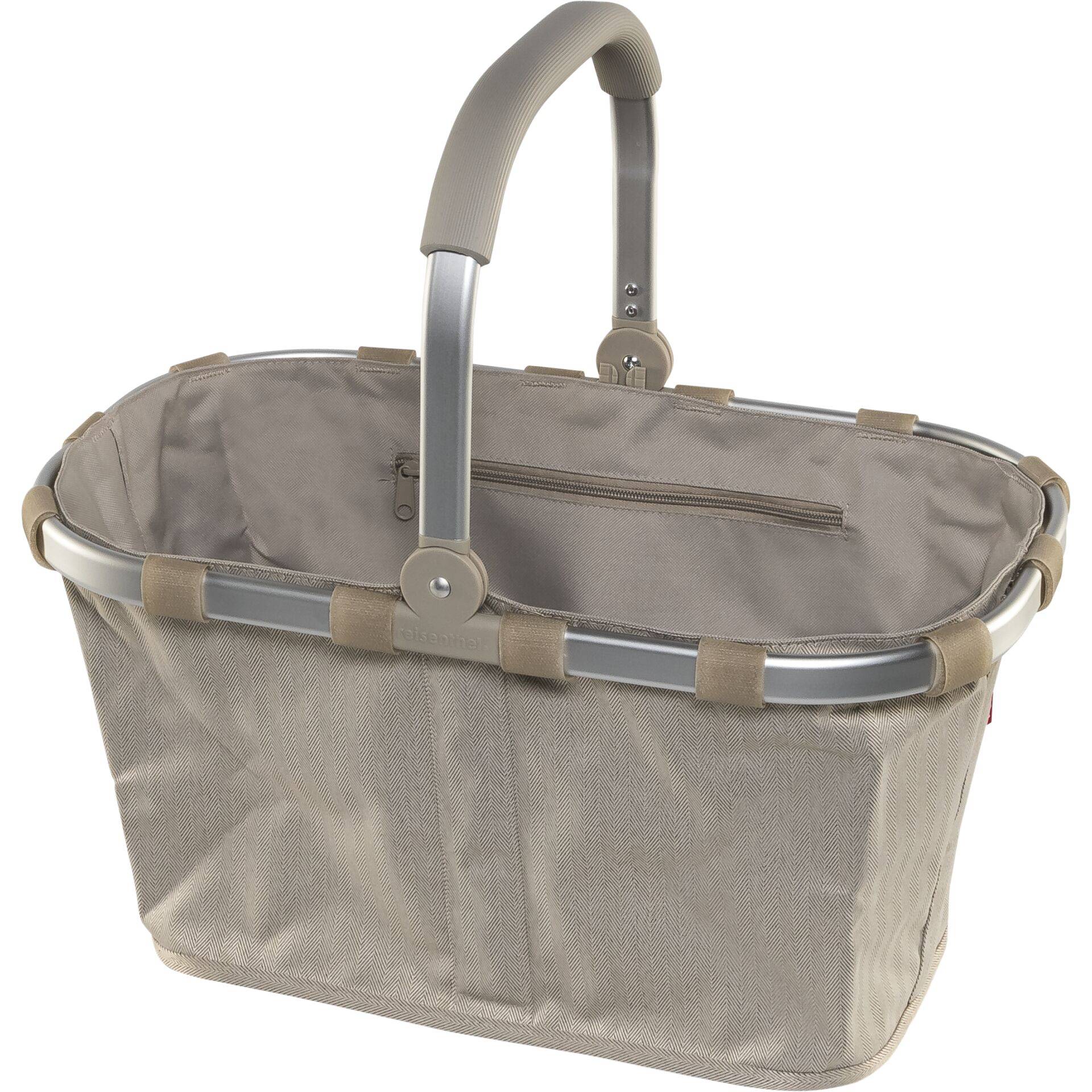 Reisenthel Homebasket Hoesframe ruitvormig lichtgrijs-0