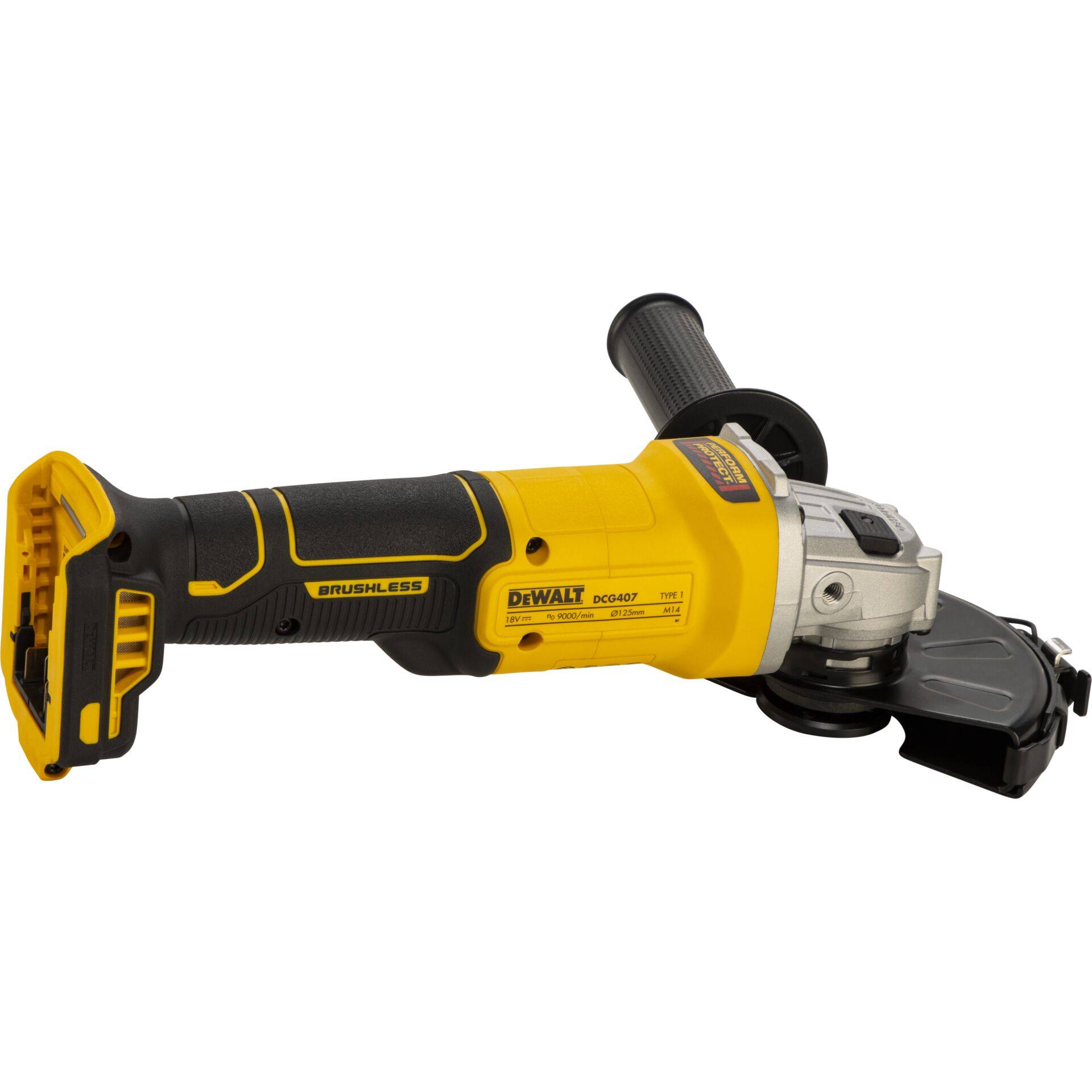 DeWalt DCG407N-XJ draadloze haakse slijper-1