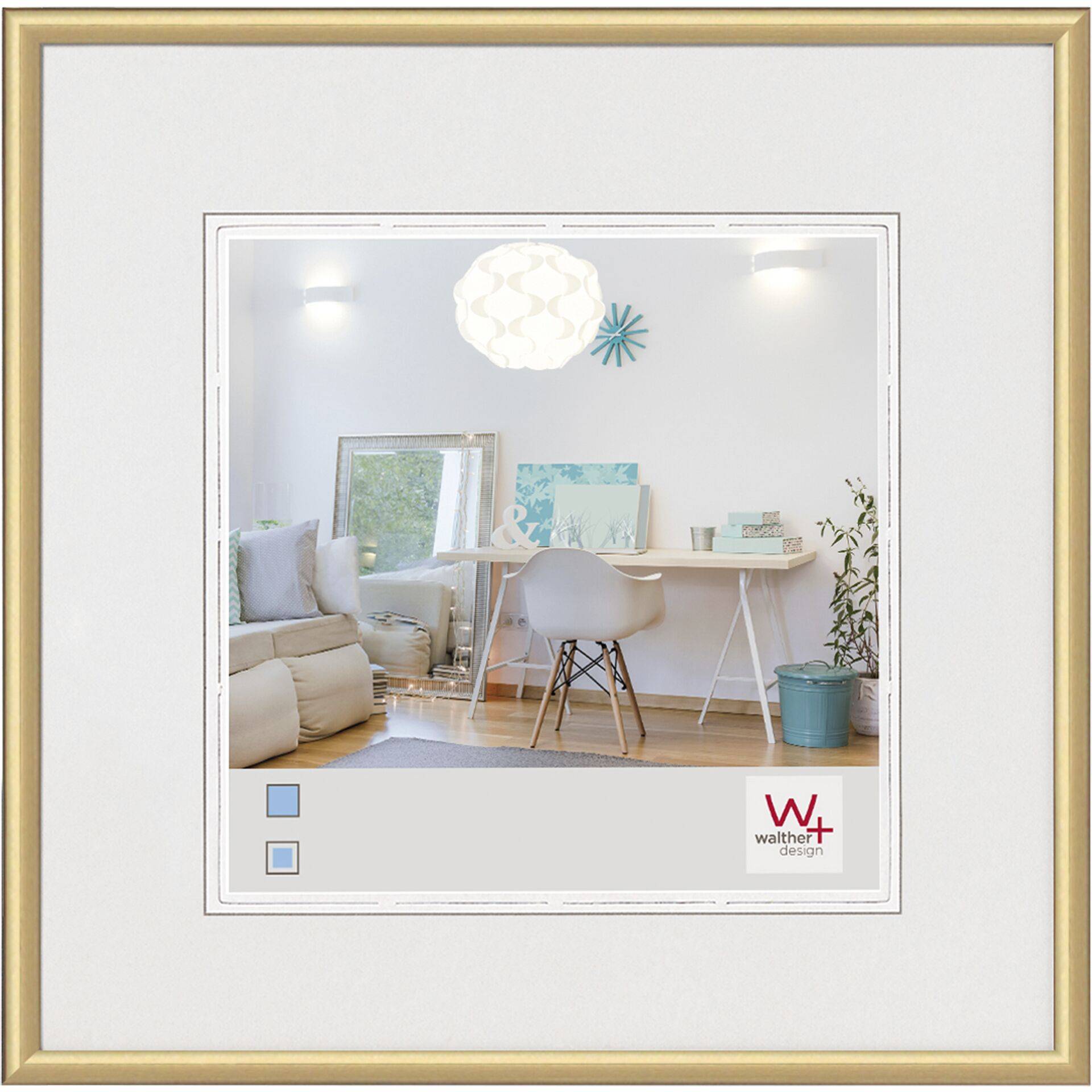 Walther New Lifestyle 20x20 kunststof goud KV220G-0