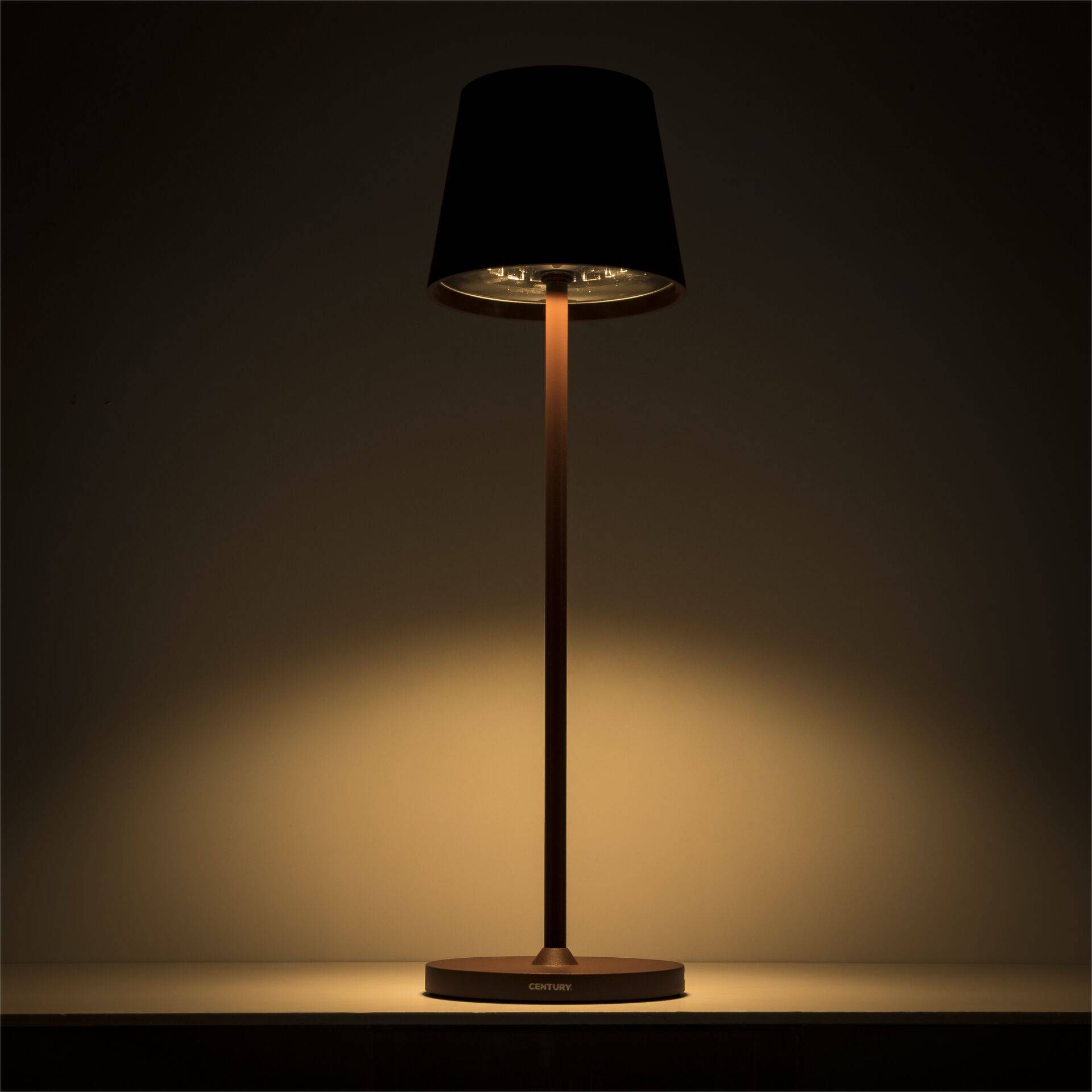 Century LED-tafellamp LUME Plus cortenstaal 2,2W 2700K dimbaar. IP54-1