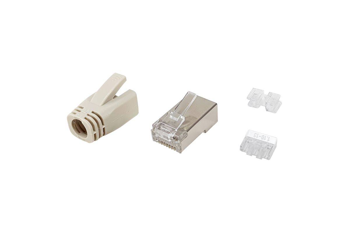 Uitrustingsconnectoren Cat6A RJ45 100e set UTP afgeschermd-0