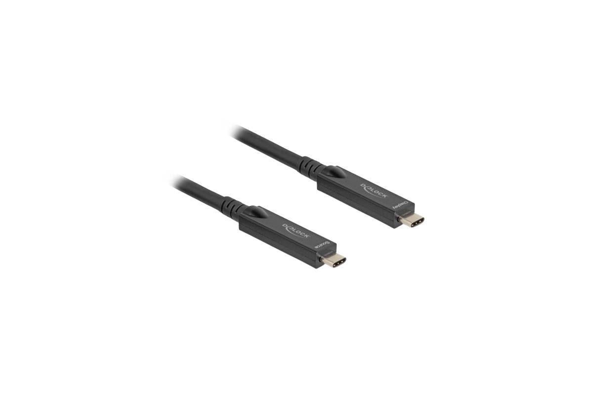 Delock Active Optical USB-C™ 8K Video + Data + PD Cable 10 m-0