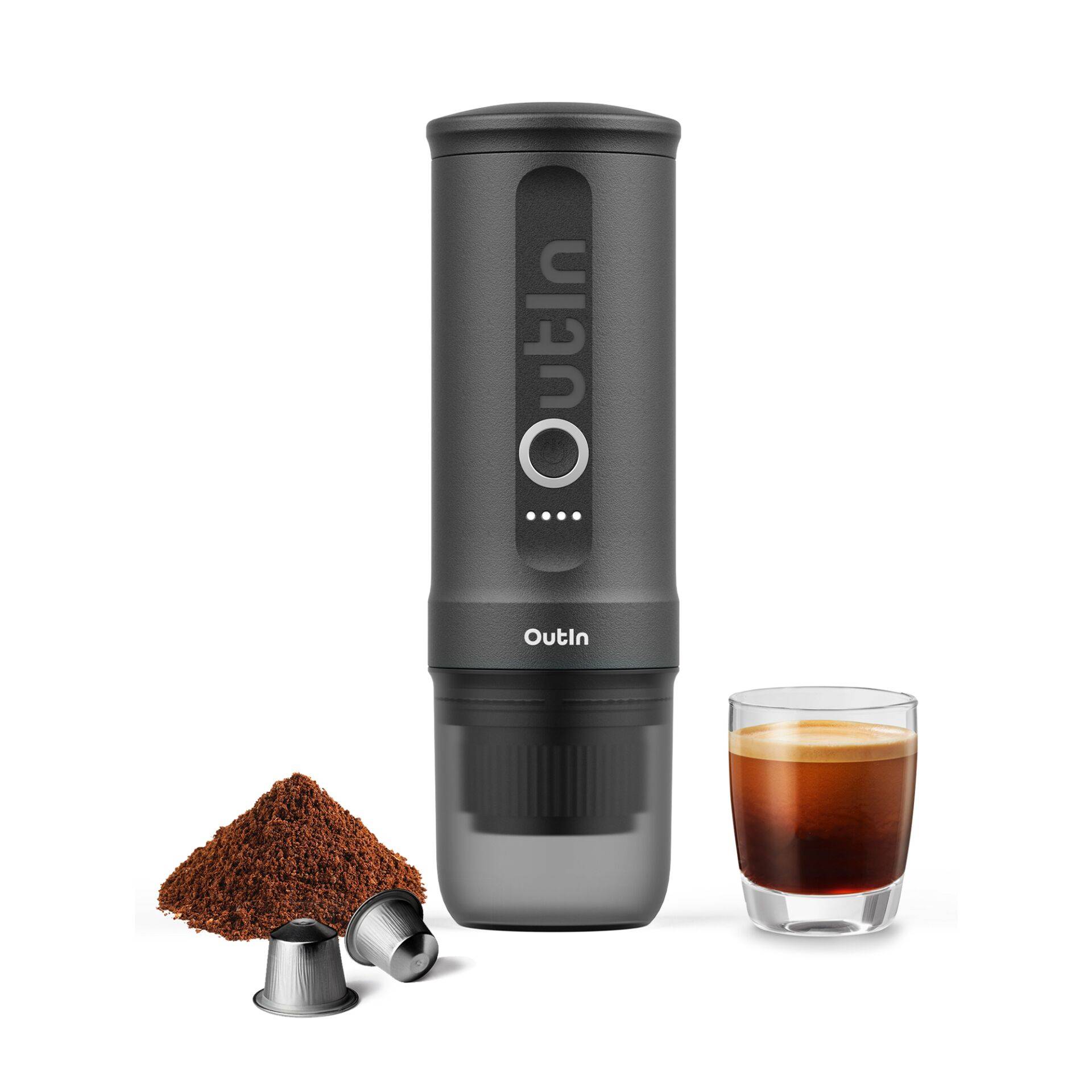 OutIn Nano Espressomachine Ruimtegrijs-1