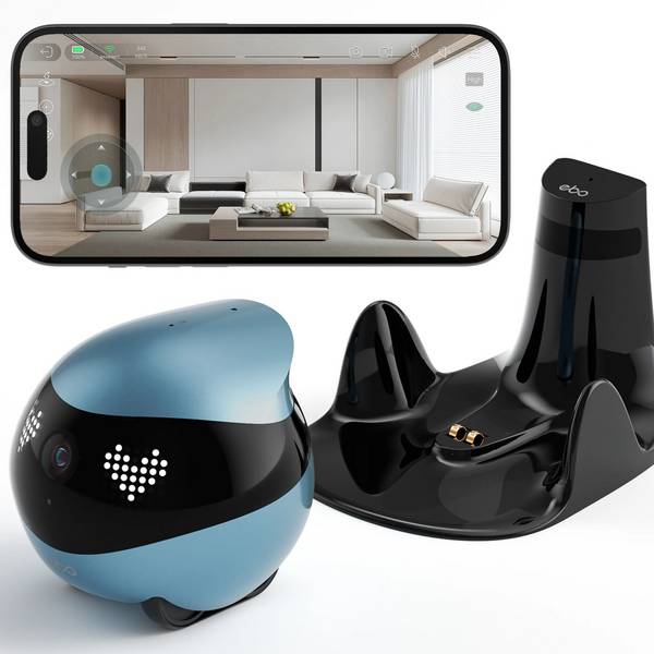 Enabot EBO Air 2 huisdierrobot met 2K-camera (blauw)