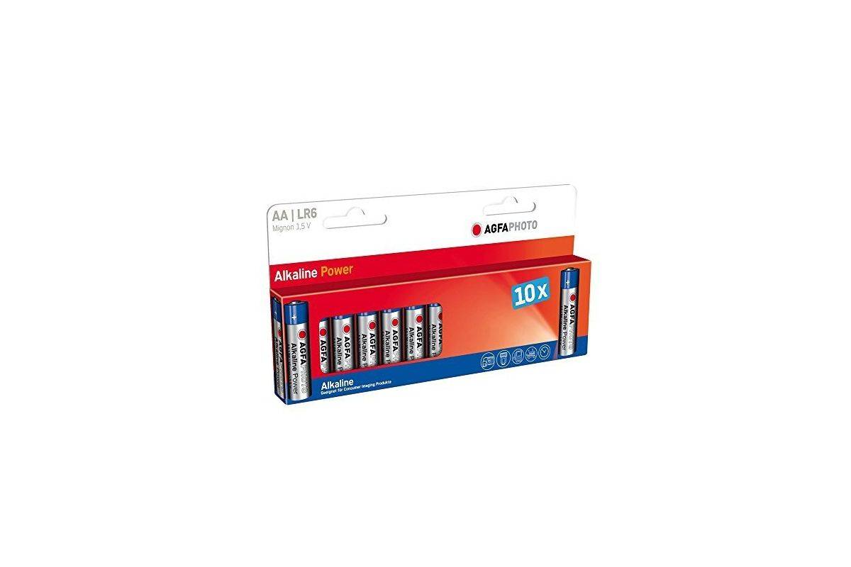 AgfaPhoto Batterij Alkaline Power -AA LR06 Mignon 10st.-0