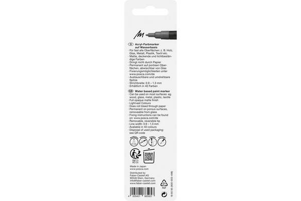 POSCA Marker UNI PC-3M rood BK