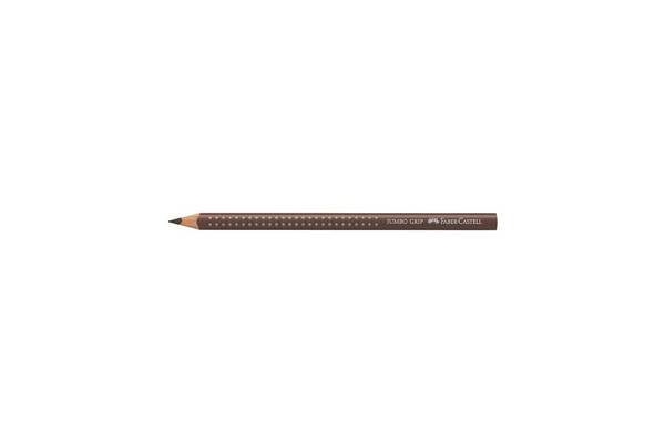 FABER-CASTELL Kleurpotlood Jumbo Grip Chocoladebruin 12er