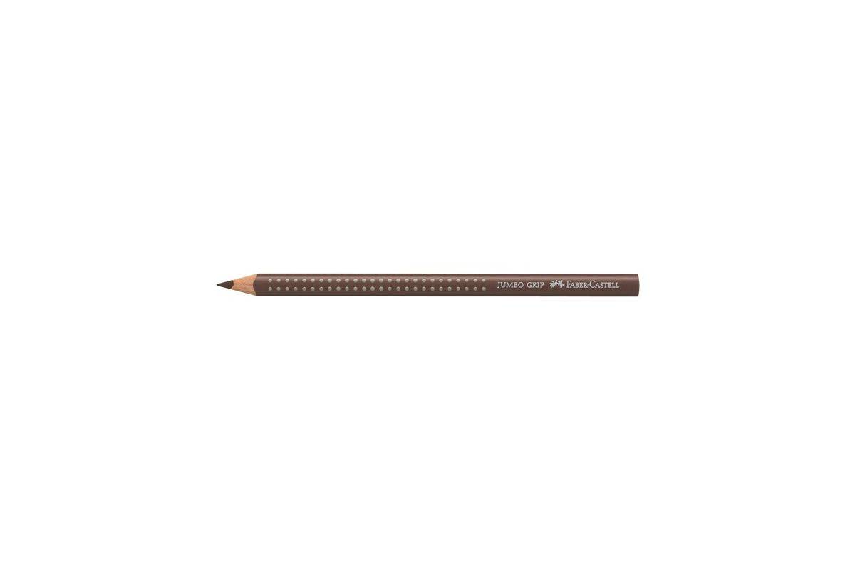 FABER-CASTELL Kleurpotlood Jumbo Grip Chocoladebruin 12er-0
