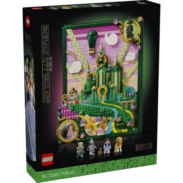 LEGO Wicked 75685 Emerald City muurkunst