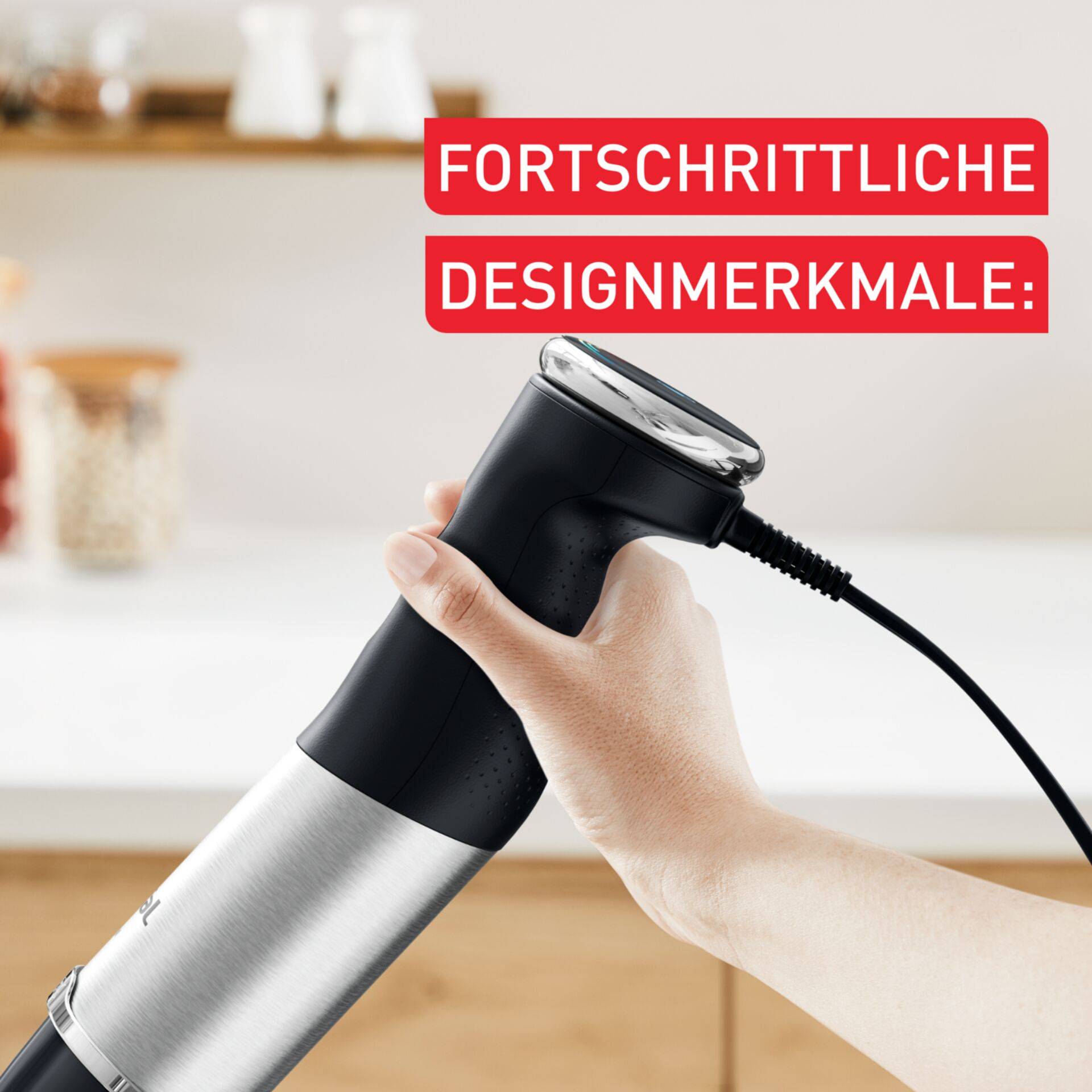Tefal HB 673830 Quickchef+ 3-in-1 staafmixer zwart-1