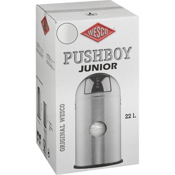 WESCO Pushboy Jr. 22l matzwart