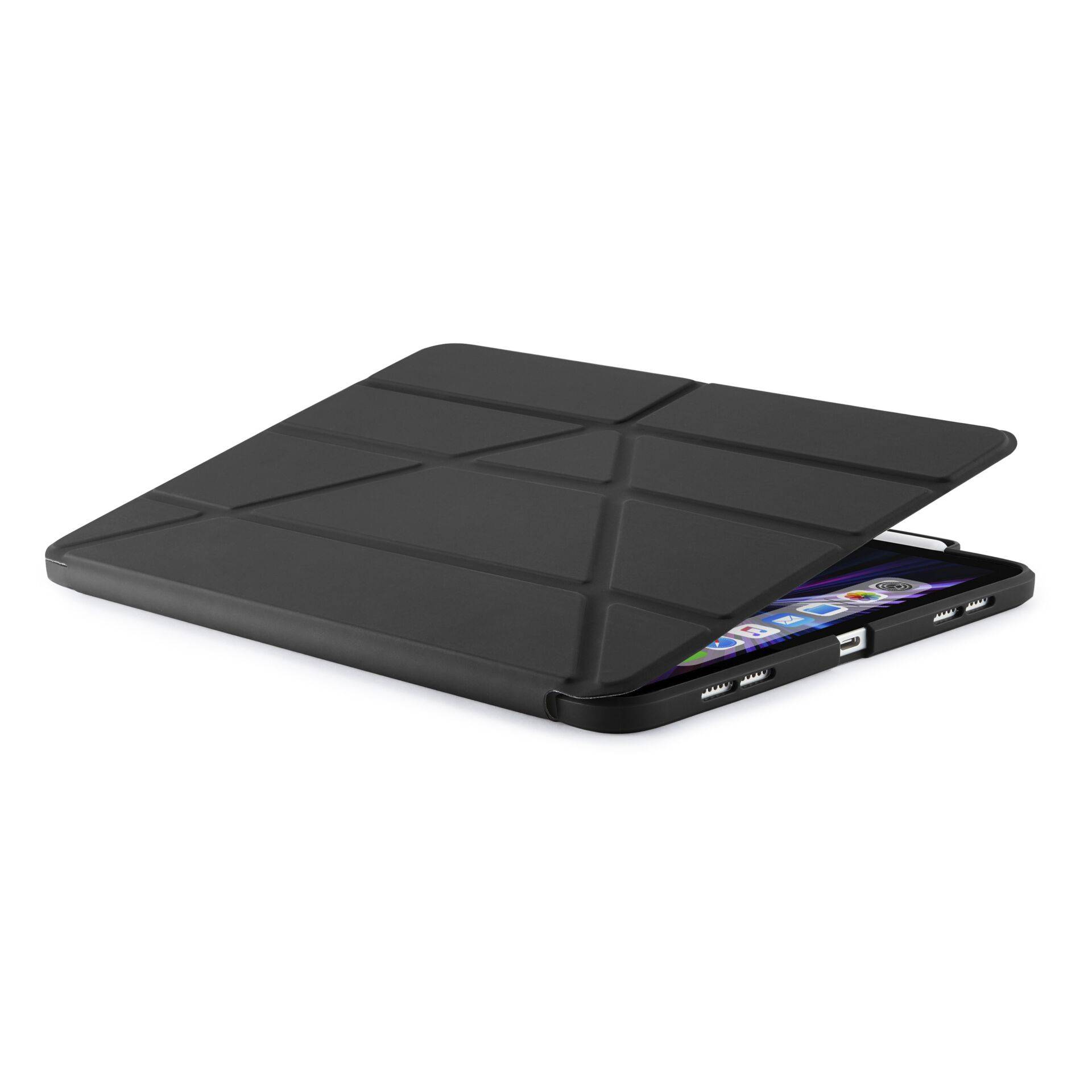 Pipetto Origami No3 Pencil Case iPad Pro 11 (Gen 1-4) Black-1