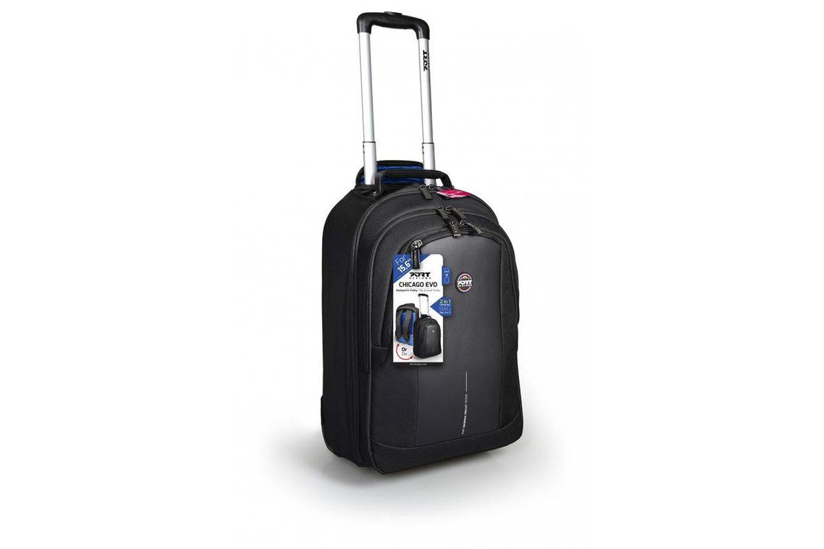 Port Designs CHICAGO EVO notebooktas 39,6 cm (15,6") Trolleykoffer Zwart-0