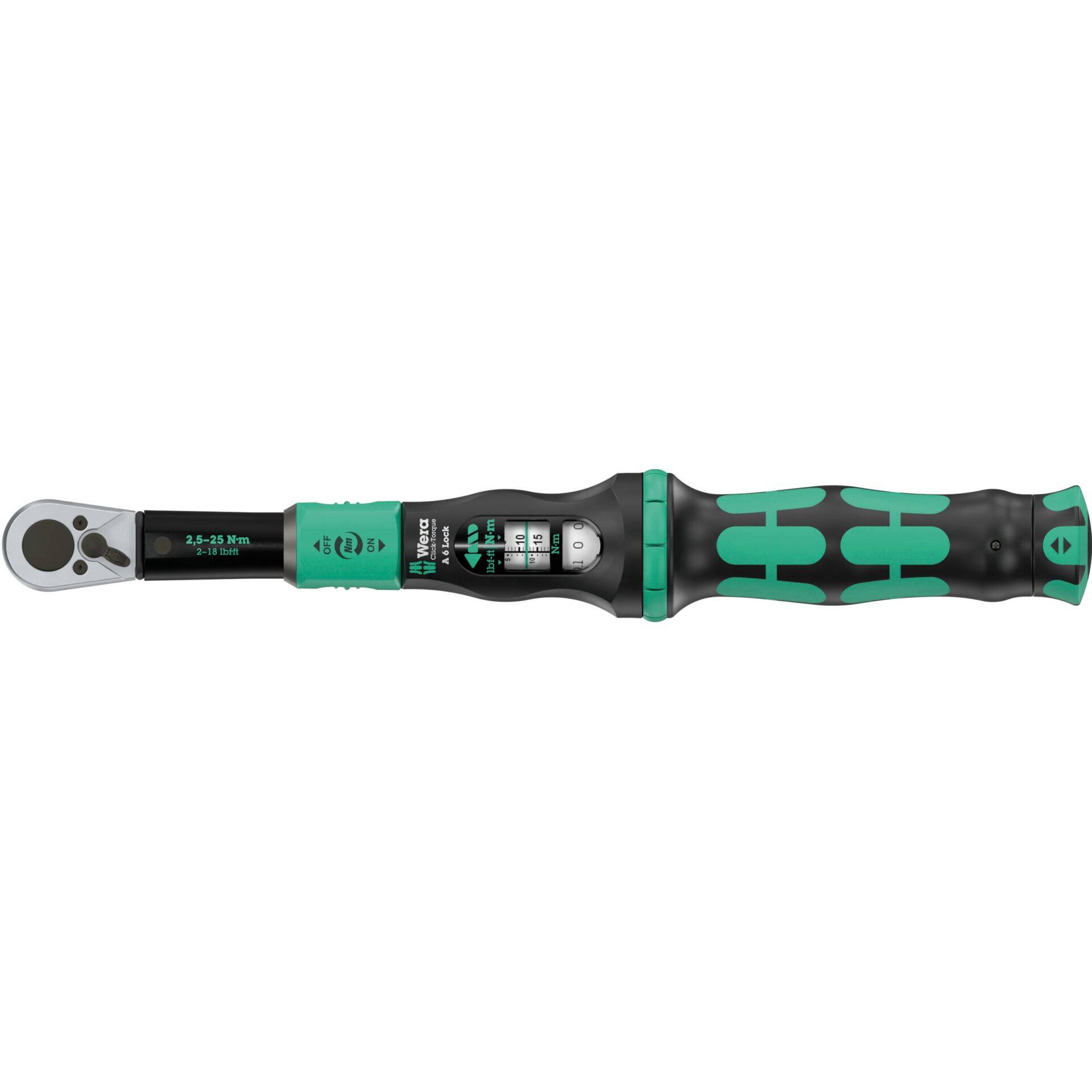 WERA WERA.05075691001 Sleutel: dynamometrische; 299mm; 2,5÷25Nm; Houder: zeshoekig; 1/4" - 1 stuk-0