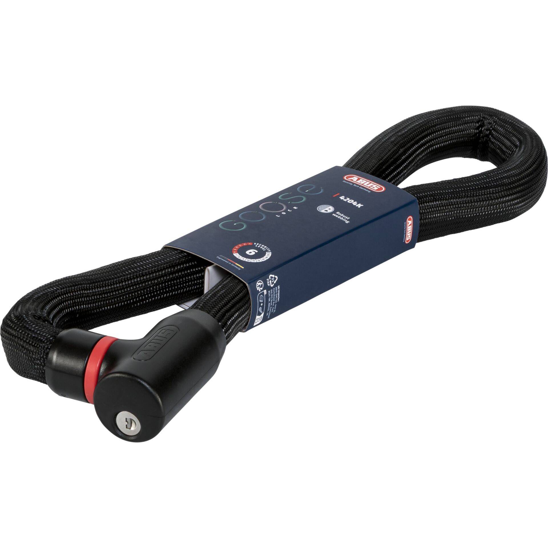 ABUS Ganzenslot 85 cm 4204K/85 zwart-0