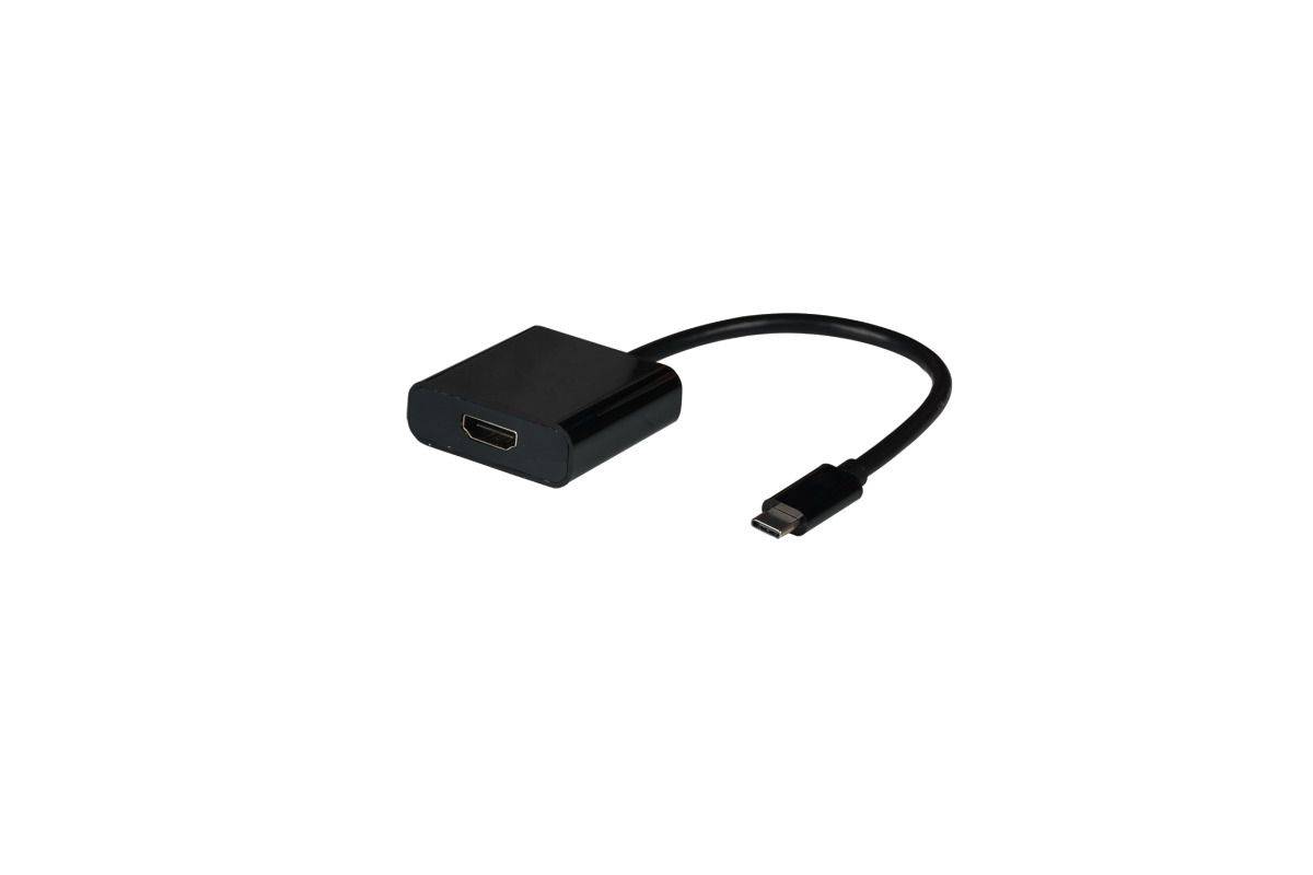 EFB USB3.2-adapterkabel, Type-C mannelijk naar HDMI Type-A vrouwelijk, 0,15-0